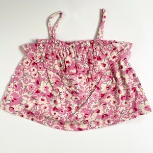 Zara Pink Floral Camisole for Kids